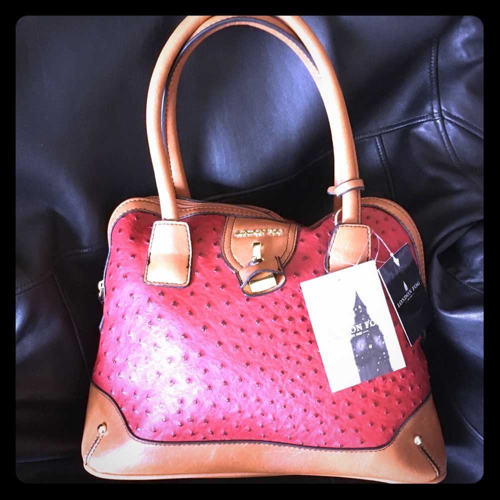 London Fog red Bag